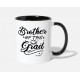 Brother Of The Grad White/Black Mugs